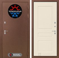 LABIRINT Входная металлическая дверь ТЕРМО панель 3 кремовый soft