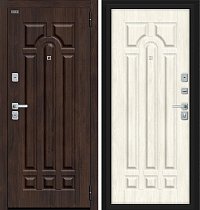 Входная Дверь модель Форт/BChrome цвет Almon 28/Nordic Oak
