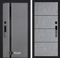 LABIRINT Входная металлическая дверь Пиано Смарт 2.0 панель №25 цвет бетон светлый