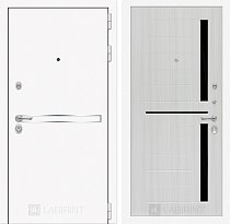 LABIRINT Входная металлическая дверь Лайн Вайт панель №2 цвет сандал белый
