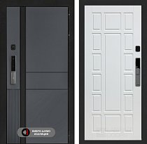 LABIRINT Входная металлическая дверь ЭвоЛаб Смарт панель №12 цвет белое дерево
