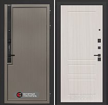 LABIRINT Входная металлическая дверь Лаб-1 Про панель №3 цвет сандал белый