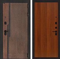 LABIRINT Входная металлическая дверь Karmina панель №5 цвет итальянский орех