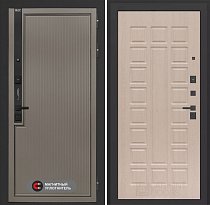 LABIRINT Входная металлическая дверь Лаб-1 Про панель №4 цвет белёный дуб