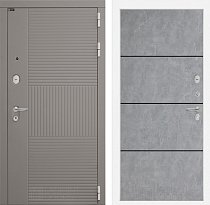 LABIRINT Входная металлическая дверь Форма панель №25 цвет бетон светлый