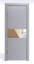 Линия Дверей Шумоизоляционная дверь 42 Дб модель 601 цвет Металлик зеркало бронзовое