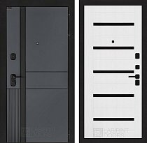 LABIRINT Входная металлическая дверь EvoLAB панель №1 цвет белое дерево