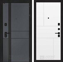 LABIRINT Входная металлическая дверь EvoLAB панель №21 цвет белый софт