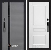 LABIRINT Входная металлическая дверь Пиано Смарт 2.0 панель №3 цвет белый софт