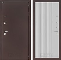 LABIRINT Входная металлическая дверь CLASSIC антик медь панель №29 белый софт
