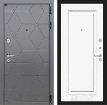 LABIRINT Входная металлическая дверь Cosmo панель №27 эмаль белая