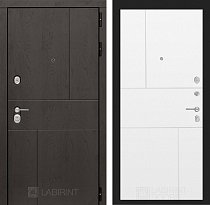 LABIRINT Входная металлическая дверь URBAN панель 21 белый софт