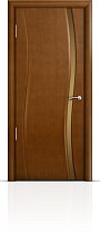 Дверь Мильяна модель Омега цвет Анегри триплекс узкий бронзовый