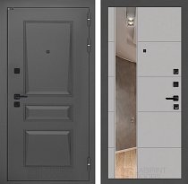 LABIRINT Входная металлическая дверь Орлеан панель №19 цвет грей софт