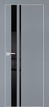 Profilo Porte модель PX-16 кромка хром с 4-х сторон цвет Серый матовый стекло лакобель чёрный