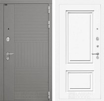 LABIRINT Входная металлическая дверь Форма панель №26 цвет эмаль белая