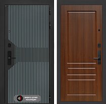 LABIRINT Входная металлическая дверь Смартлаб панель №3 цвет орех бренди