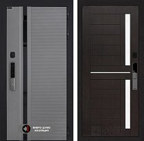 LABIRINT Входная металлическая дверь Пиано Смарт 2.0 панель №2 цвет венге