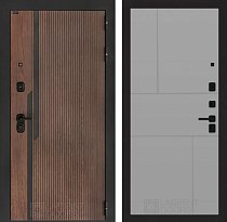LABIRINT Входная металлическая дверь Karmina панель №21 цвет грей софт