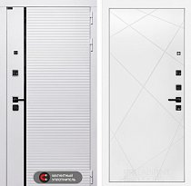 LABIRINT Входная металлическая дверь Роял панель №24 цвет белый софт