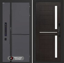 LABIRINT Входная металлическая дверь Лаб-3 Смарт панель №2 цвет венге