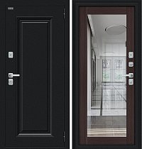 Входная Дверь Thermo Флэш МФ/BChrome Букле черное/Wenge Melinga