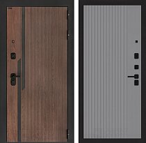 LABIRINT Входная металлическая дверь Karmina панель №29 цвет серый софт рельеф