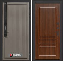 LABIRINT Входная металлическая дверь Лаб-1 Про панель №3 цвет орех бренди