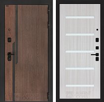 LABIRINT Входная металлическая дверь Karmina панель №1 цвет сандал белый