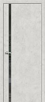 Дверь Браво модель Браво-1.55 цвет Look Art/Mirox Grey