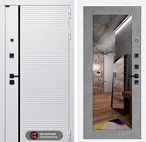 LABIRINT Входная металлическая дверь Роял панель №18 цвет бетон светлый