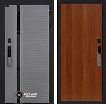 LABIRINT Входная металлическая дверь Пиано Смарт 2.0 панель №5 цвет итальянский орех