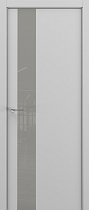 ZaDoor ART-LITE модель A3 эмаль цвет RAL7047 стекло matelac silver grey