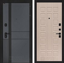 LABIRINT Входная металлическая дверь EvoLAB панель №4 цвет белёный дуб