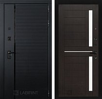 LABIRINT Входная металлическая дверь PIANO 2 венге
