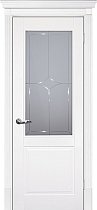 Дверь Текона Смальта-Белла 15 RAL 9003 стекло