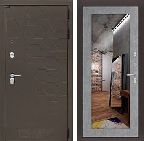 LABIRINT Входная металлическая дверь Smoky панель №18 цвет бетон светлый