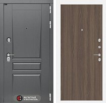 LABIRINT Входная металлическая дверь Платинум панель №5 цвет ясень тёмный