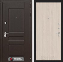 LABIRINT Входная металлическая дверь Нью-Йорк панель №5 цвет ясень светлый