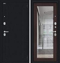 Входная Дверь модель Флэш цвет Букле черное/Wenge Veralinga