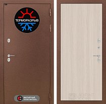 LABIRINT Входная металлическая дверь Термомагнит панель №5 цвет ясень светлый
