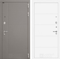 LABIRINT Входная металлическая дверь Форма панель №13 цвет белый софт