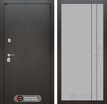 LABIRINT Входная металлическая дверь Сильвер панель №10 цвет серый софт рельеф