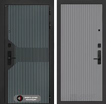 LABIRINT Входная металлическая дверь Смартлаб панель №29 цвет серый софт рельеф