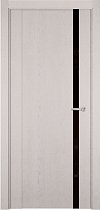 Дверь Status Futura модель 321 Дуб белый стекло лакобель коричневый