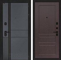 LABIRINT Входная металлическая дверь EvoLAB панель №3 цвет орех премиум