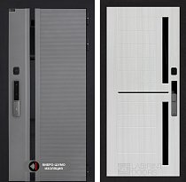 LABIRINT Входная металлическая дверь Пиано Смарт 2.0 панель №2 цвет сандал белый