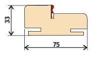 Люксор Коробка "Т" дуб белая эмаль Комплект 2,5 шт.