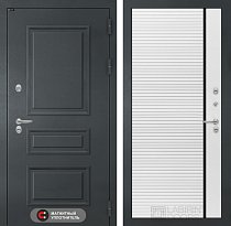 LABIRINT Входная металлическая дверь Атлантик панель №22 цвет белый софт