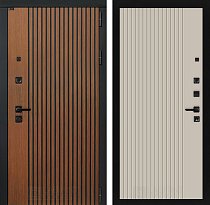 LABIRINT Входная металлическая дверь Шторм панель №29 цвет капучино